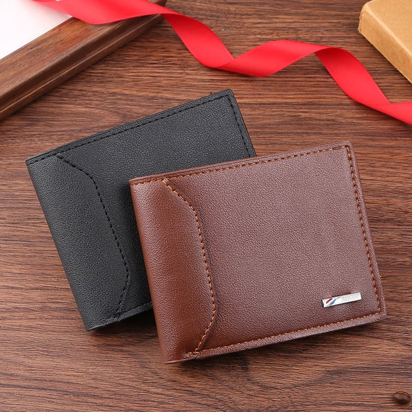 Women's Solid Color PVC Flip Cover Coin Purse