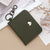 Women's Solid Color Polyester Hidden Buckle Wallets