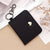 Women's Solid Color Polyester Hidden Buckle Wallets