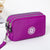 Women's Solid Color Polyester Zipper Coin Purses