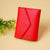 Women's Solid Color Pu Leather Buckle Card Holders