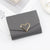 Women's Solid Color Pu Leather Buckle Wallets