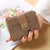 Women's Solid Color Pu Leather Buckle Wallets