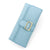 Women's Solid Color Pu Leather Buckle Wallets