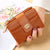 Women's Solid Color Pu Leather Buckle Wallets