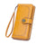 Women's Solid Color Pu Leather Buckle Wallets