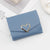 Women's Solid Color Pu Leather Buckle Wallets