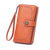 Women's Solid Color Pu Leather Buckle Wallets