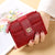 Women's Solid Color Pu Leather Buckle Wallets