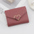 Women's Solid Color Pu Leather Buckle Wallets