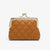 Women's Solid Color Pu Leather Clipped Button Wallets