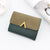 Women's Solid Color Pu Leather Flip Cover Wallets