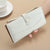 Women's Solid Color Pu Leather Flip Cover Wallets