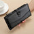 Women's Solid Color Pu Leather Flip Cover Wallets