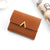 Women's Solid Color Pu Leather Flip Cover Wallets