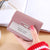 Women's Solid Color Pu Leather Flip Cover Wallets