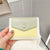 Women's Solid Color Pu Leather Flip Cover Wallets