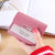 Women's Solid Color Pu Leather Flip Cover Wallets