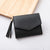 Women's Solid Color Pu Leather Flip Cover Wallets