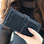 Women's Solid Color Pu Leather Hidden Buckle Wallets