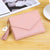 Women's Solid Color Pu Leather Magnetic Buckle Wallets