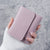 Women's Solid Color Pu Leather Open Wallets