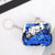 Women's Solid Color Pu Leather Sequins Zipper Coin Purses