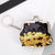 Women's Solid Color Pu Leather Sequins Zipper Coin Purses