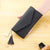 Women's Solid Color Pu Leather Tassel Flip Cover Wallets