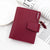 Women's Solid Color Pu Leather Zipper Buckle Wallets