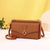 Women's Solid Color Pu Leather Zipper Buckle Wallets