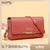 Women's Solid Color Pu Leather Zipper Buckle Wallets