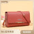 Women's Solid Color Pu Leather Zipper Buckle Wallets