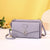 Women's Solid Color Pu Leather Zipper Buckle Wallets