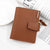 Women's Solid Color Pu Leather Zipper Buckle Wallets