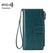 Women's Solid Color Pu Leather Zipper Buckle Wallets