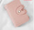 Women's Solid Color Pu Leather Zipper Card Holders