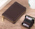 Women's Solid Color Pu Leather Zipper Card Holders