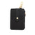 Women's Solid Color Pu Leather Zipper Card Holders