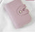 Women's Solid Color Pu Leather Zipper Card Holders