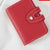 Women's Solid Color Pu Leather Zipper Card Holders