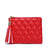 Women's Solid Color Pu Leather Zipper Coin Purses