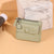 Women's Solid Color Pu Leather Zipper Coin Purses