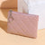 Women's Solid Color Pu Leather Zipper Coin Purses