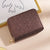 Women's Solid Color Pu Leather Zipper Coin Purses