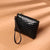 Women's Solid Color Pu Leather Zipper Coin Purses