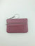 Women's Solid Color Pu Leather Zipper Coin Purses