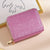 Women's Solid Color Pu Leather Zipper Coin Purses