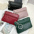 Women's Solid Color Pu Leather Zipper Coin Purses