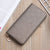 Women's Solid Color Pu Leather Zipper Wallets